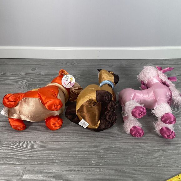 2006 Fiesta High Society Satin Posh Cat and Dog Plush Bulldog Siamese Poodle NEW - Picture 7 of 11